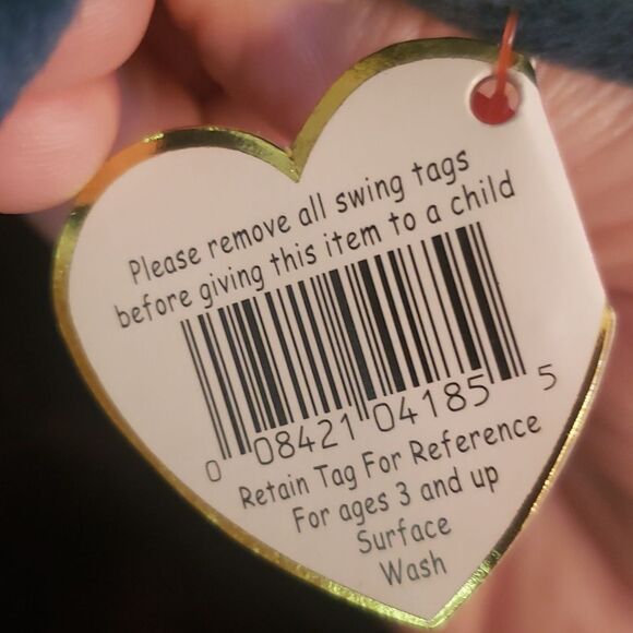 Vintage 1997 Ty Beanie Baby HISSY the Snake - Picture 6 of 9